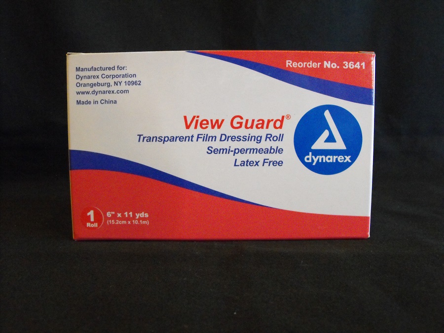 View Guard Transparent Film Dressing Roll 6"x 11yds - Click Image to Close